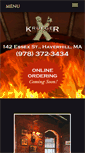 Mobile Screenshot of kruegerflatbread.com